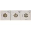 Image 1 : Lot of 1929-D, 1935-D, & 1940-D Mercury Dime Coins