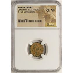 Constantius II, 337-361 AD Ancient Roman Empire Coin NGC Ch VF