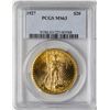 Image 1 : 1927 $20 St. Gaudens Double Eagle Gold Coin PCGS MS63