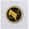 Image 1 : 1987 Singapore 1/2 Oz. Gold Coin Year of the Rabbit
