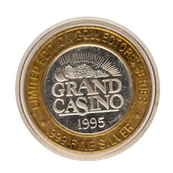 .999 Fine Silver Grand Casino $10 Limited Edition Gaming Token