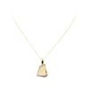 Image 1 : 14KT Yellow Gold 8.65 ctw Opal And Diamond Pendant & Chain