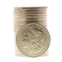 Roll of (20) Brilliant Uncirculated 1921 $1 Morgan Silver Dollar Coins