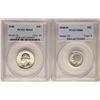 Image 1 : Lot of 1948-D Roosevelt Dime Coin PCGS MS66 & 1948 Washington Quarter Coin PCGS