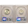 Image 2 : Lot of 1948-D Roosevelt Dime Coin PCGS MS66 & 1948 Washington Quarter Coin PCGS