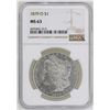 Image 1 : 1879-O $1 Morgan Silver Dollar Coin NGC MS63