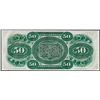 Image 2 : 1872 $50 State of South Carolina Revenue Bond Obsolete Note Low Serial Number
