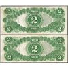 Image 2 : Lot of (2) Consecutive 1917 $2 Legal Tender Notes
