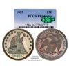 Image 1 : 1885 Proof Seated Liberty Quarter Coin Coin PCGS PR66 CAC Amazing Toning