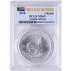 Image 1 : 2018 South Africa Krugerrand Silver Coin PCGS MS69 First Issue