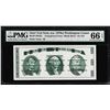 Image 1 : Giori Washington Face Test Note PMG Gem Uncirculated 66EPQ