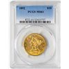 Image 1 : 1892 $10 Liberty Head Eagle Gold Coin PCGS MS61