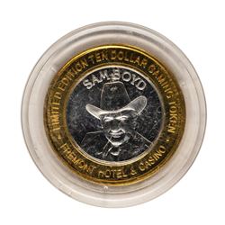 .999 Fine Silver Fremont Casino Las Vegas, Nevada $10 Limited Edition Gaming Tok