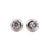 Image 1 : 14KT White Gold 0.38 ctw Diamond Stud Earrings