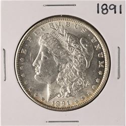 1891 $1 Morgan Silver Dollar Coin