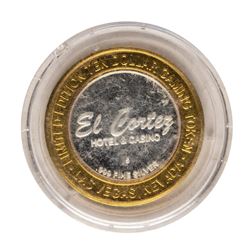.999 Fine Silver El Cortez Hotel & Casino Las Vegas $10 Limited Edition Gaming T