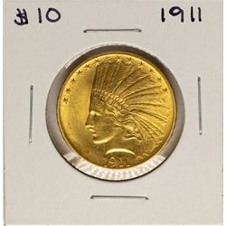 1911 $10 Indian Head Eagle Gold Coin