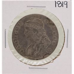1819 Large 9 over 8 Capped Bust Half Dollar Coin