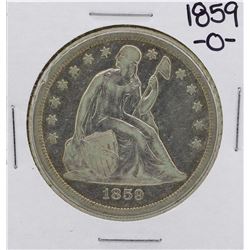 1859-O $1 Seated Liberty Silver Dollar Coin