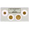 Image 1 : (4) Coin Indian Head & St. Gaudens Gold Coin Set NGC MS64