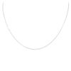 Image 1 : 14KT White Gold Initial Necklace