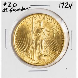 1924 $20 St. Gaudens Double Eagle Gold Coin