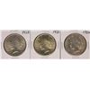Image 1 : Lot of 1924-1926 $1 Peace Silver Dollar Coins