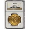 Image 1 : 1900 $20 Liberty Head Double Eagle Gold Coin NGC MS61