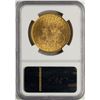 Image 2 : 1900 $20 Liberty Head Double Eagle Gold Coin NGC MS61