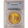 Image 1 : 1924 $20 St. Gaudens Double Eagle Gold Coin PCGS MS65
