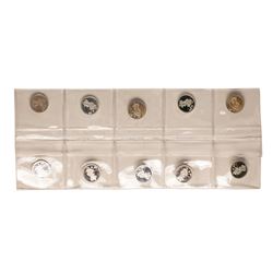 Lot of (10) Disney Mickey & Minnie Mouse Golfer 1/20 oz. .999 Fine Silver Coin R