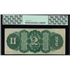 Image 2 : 1869 $2 Rainbow Legal Tender Note Fr.42 PCGS Very Fine 35PPQ