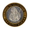 Image 1 : .999 Fine Silver Buffalo Bill's Jean, Nevada $10 Limited Edition Gaming Token