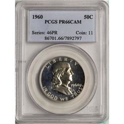1960 Proof Franklin Half Dollar PCGS PF66CAM