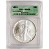Image 1 : 1990 $1 American Silver Eagle Coin ICG MS69