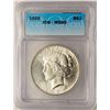 Image 1 : 1925 $1 Peace Silver Dollar Coin ICG MS65