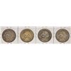 Image 2 : Lot of (4) 1968 Mexico 25 Pesos Olympics Commemorative Coins