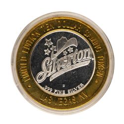.999 Fine Silver Silverton Casino Las Vegas, Nevada $10 Limited Edition Gaming T