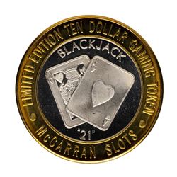 .999 Silver McCarran International Airport Las Vegas, NV $10 Limited Gaming Toke