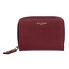 Image 1 : Saint Laurent Burgundy Leather Folio Compact Wallet