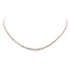Image 1 : 18KT White Gold 9.20 ctw Diamond Necklace