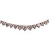 Image 2 : 18KT White Gold 9.20 ctw Diamond Necklace