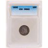 Image 1 : 1833 Capped Bust Dime Coin ICG MS62