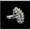 Image 1 : 1.95 ctw Diamond Ring - 14KT White Gold