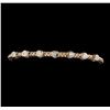 Image 1 : 0.33 ctw Diamond Bracelet - 14KT Rose Gold