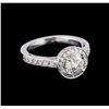 Image 1 : 1.63 ctw Diamond Ring - 14KT White Gold