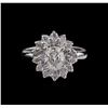 Image 2 : 1.59 ctw Diamond Ring - 14KT White Gold