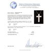 Image 3 : 1.93 ctw Diamond Cross Pendant With Chain - 18KT White Gold