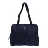 Image 1 : Prada Navy Blue Nylon Double Handle Handbag