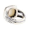 Image 3 : David Yurman Mother Of Pearl and Diamond Ring - Sterling Silver